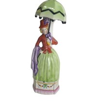 d r g m Germany porcelain lady figurine holding umbrella home decor - $34.64