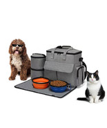Dog Travel Bag Kit Pet Bag Out Travel Convenient Large-capacity Backpack Outdoor - $48.62
