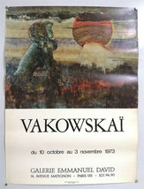 Vakowskai - Original Exhibition Poster - Emmanuel David Gallery - Poster -197... - £101.61 GBP