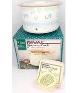 Vintage Rival Potpourri Crock Pot Cottagecore Heart Model 3207S HP New I... - $28.70