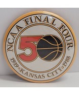 Vintage 1988 NCAA 50th Kansas City Final Four Pin Pinback Button 3&quot; Winc... - £11.64 GBP