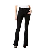 Style &amp; Co Womens 2 Black Rinse Denim Curvy Cut Bootleg Jeans NWT AC49 - €21,12 EUR