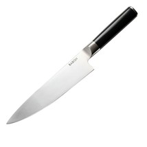 Babish 8 Inch High-Carbon Stainless Steel Full Tang Chef Knife in Black - £43.99 GBP