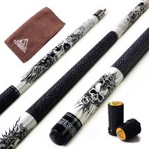 CUESOUL Rockin Series 57&quot; 21oz Maple Pool Cue Stick Set with Joint Prote... - £113.24 GBP
