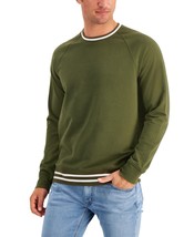 Club Room Men&#39;s Regular-Fit Colorblocked Fleece Sweatshirt New Olive-Siz... - $24.99
