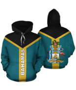  Bahamas Country Flag Hoodie Adults And Youth - $76.57 CAD