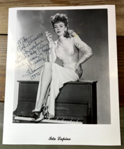 1983 Ida Lupino Signed 8X10 Glossy Photo Movie Actress High Sierra B/W No COA - £59.06 GBP