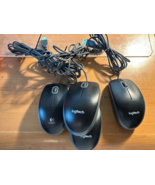 Lot 4 Logitech M-U0026 Wired USB Optical Mouse  - Black - $23.36