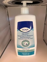 TENA ProSkin Shampoo &amp; Body Wash Unscented 33.8 oz. 64343 1 Each - Free ... - $15.83