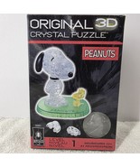 Original 3D Crystal Snoopy Woodstock Puzzle BePuzzled 30991 Level 1 - Ag... - $11.87