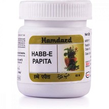 Hamdard Habbe Papita Tablet 60 Each Ayurvedic MN1 (Pack of - 2) - $15.62