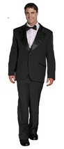 Tabi&#39;s Characters Men&#39;s Formal Adult Deluxe Tuxedo Costume, Black, Large - £78.70 GBP+