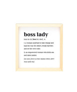 Mini Defined Framed Art - Boss Lady - £27.73 GBP