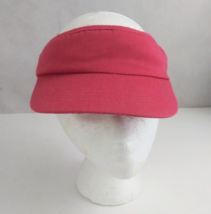 Solid Dark Pink Women&#39;s Adjustable Visor - £9.95 GBP