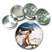 Surfer Pin Up Girls D4 63mm Aluminum Kitchen Grinder 4 Piece Herbs - $16.78