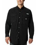Columbia Men&#39;s PFG Bonehead Long Sleeve Shirt, Cotton, Relaxed Fit Sz BI... - $51.24 CAD