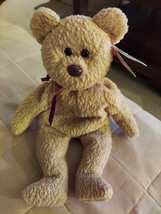 Ty Beanie Baby Curly Bear Rare Multiple Errors Original Retired 1993/1996 - £36.14 GBP