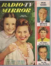 ORIGINAL Vintage April 1953 Radio TV Mirror Magazine Virginia Dwyer Garr... - $19.79