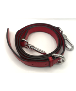 Furla Red Leather Narrow Adjustable Crossbody.Shoulder Strap .75&quot; Wide - $39.08 CAD