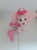 Toy Figure Fisher Price Set Snap N Style Pets CHERI POODLE Dog Pink Purple - £10.29 GBP