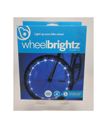 Wheel Brightz LED Bicycle Safety Light Accessory Blue For ONE Wheel- NEW - $12.77