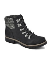 Cliffs by White Mountain Women Hiker Combat Boots Pathfield US 9M Black Fabric - £28.45 GBP