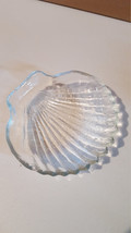 2 pc. Set Sea Shell Candy/Nut Dishes, Clear Glass, not footed. - £9.59 GBP