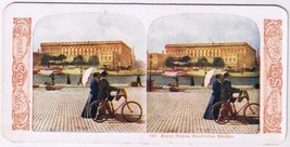 Stereo View Card Stereograph Royal Palace Stockholm Sweden - $4.94