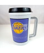 Vintage NBA Los Angeles Lakers 32oz Gray &amp; Purple Tumbler Travel Mug - €14,04 EUR