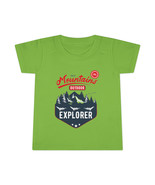 Toddler Personalized T-shirt: Mountains Outdoor Explorer Art, 100% Cotto... - £12.92 GBP