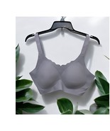 Advocate LPW Light Gray Scalloped Edged Gray Support Bra Size 4XL - $18.69