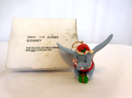 Disney Grolier Dumbo Ornament Christmas Candy Cane Flying  - $14.85