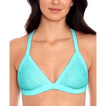 $25 Salt + Cove Women&#39;s Swimwear Turquoise Crochet Triangle Bikini Blue Size XS - £17.73 GBP