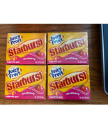 4 Packs Juicy Fruit Starburst Strawberry Gum 15 Sticks Each 60 Total -  ... - £46.60 GBP