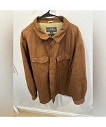 Woolrich Nutmeg Brown Quilted Canvas Jacket Men&#39;s XL - €32,64 EUR