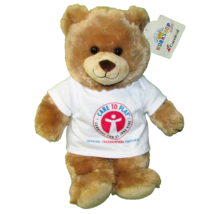 Build A Bear Carnival Cruise Teddy St. Jude&#39;s Care To Play Plush w/TAG &amp; T Shirt - £12.74 GBP