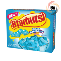 6x Packs Starburst Blue Rasberry Flavored Gelatin | 3.94oz | Fat Free - £18.77 GBP