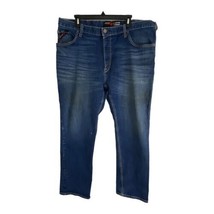 Ariat FR Mens Jeans Size 40x30 Low-rise Straight 5 Pocket Work Pants Stains - £32.54 GBP