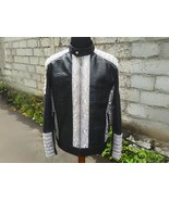 Cafe Racer Snakeskin Leather Jacket - €684,87 EUR+