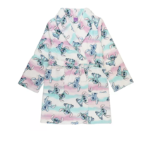 Disney Lilo and Stitch Girls Super Soft Plush Wrap Robe Size 4 New W Tags - £15.56 GBP