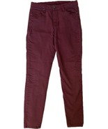 Massini High Waist Mom Skinny Jeans Womens Size 6 Maroon Red - €18,69 EUR