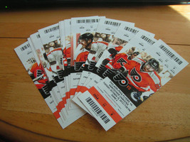 2013-14 Philadelphia Flyers Full Unused Ticket Stubs Lot W/ Player Miles... - $2.27