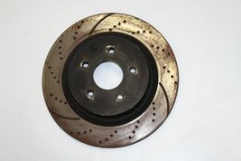 2003-2008 NISSAN 350Z INFINITI G35 COUPE REAR DRILLED/SLOTTED ROTOR P1064 image 2
