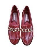 Women&#39;s Burgundy Red Moccasin Loafers Size 6.5/7 - $26.99