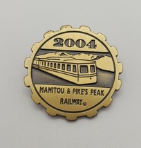 Manitou &amp; Pikes Peak Railway 2004 Souvenir Railroad Train Lapel Pin - $24.55