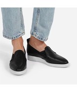 EVERLANE Black The Leather Street Pointy Slip On Shoes Size 6.5 Minimalist - €48,56 EUR