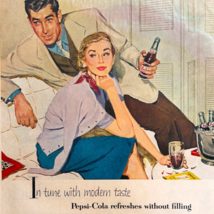 1953 Pepsi Cola Soda Pop Advertisement Carbonated Beverage Vintage DWWW13 - $29.99