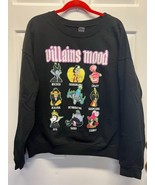 Disney Villains Mood Sweatshirt 3XL Black Unisex - $241.91 MXN