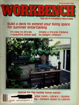Workbench Magazine August 1983 Build a Deck to Extend your Living Space - £6.08 GBP