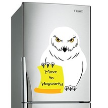 ( 18&#39;&#39; x 24&#39;&#39; ) Vinyl Wall Decal Owl with Letter / Harry Potter Owl Sticker / Ha - £18.37 GBP